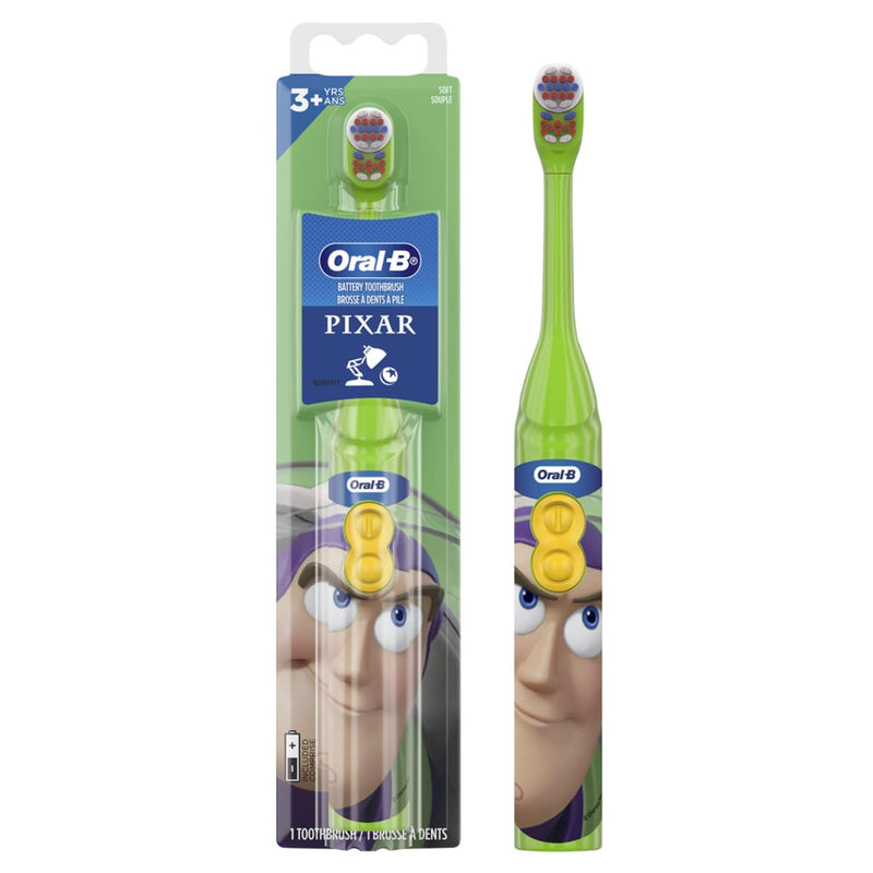Oral-B Oral-B Toothbrush, Battery, Soft, Toy Story, 3+ Yrs Toothbrushes White Smoke