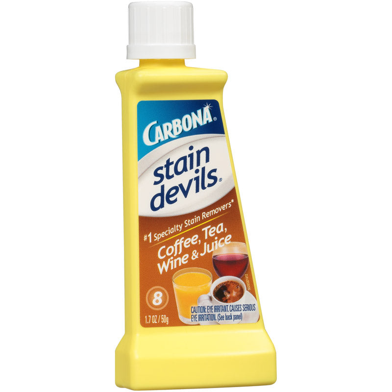 Carbona Carbona Stain Devils Coffee, Tea, Wine & Juice Spot Remover 1.7 Oz. Squeeze Bottle Pet Odor & Stain Removers White Smoke