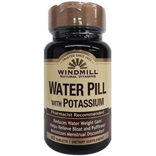 Windmill Health Windmill Health Water Pill With Potassium Tablets Vitamins & Supplements White Smoke