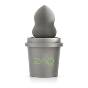 ZAQ Skin & Body Makeup Sponge Set, Makeup Blender in Coffee Cup, Cosmetic Tools for Liquid, Powder, BB Cream & Sunscreen Slate Gray Water drop,Cut face,Gourd