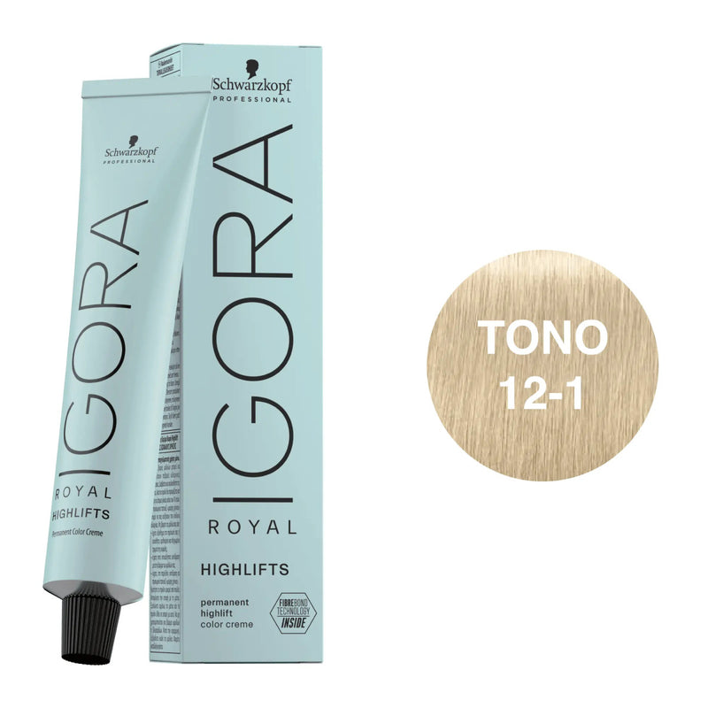 Schwarzkopf Schwarzkopf Tinte Igora Royal Highlifts 60gr Hair Color White Smoke
