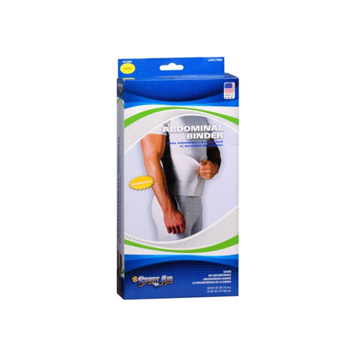 Sport Aid Sport Aid Abdominal Binder Large - 1 Ea Binders Light Gray
