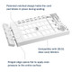 Ezy Dose Ezy Dose Unit Tray - Monthly/Weekly Compatibility Paint Trays White Smoke