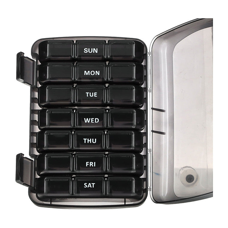 Ezy Dose Ezy Dose Weekly 3X/Day Pill Organizer With Case, Assorted Health Care Dark Slate Gray