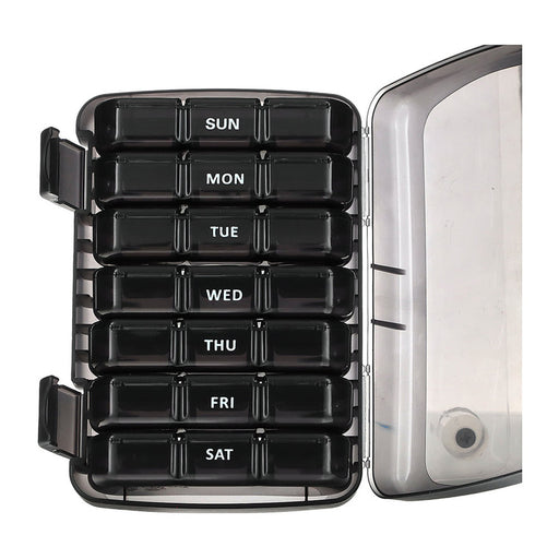 Ezy Dose Ezy Dose Weekly 3X/Day Pill Organizer With Case, Assorted Health Care Dark Slate Gray
