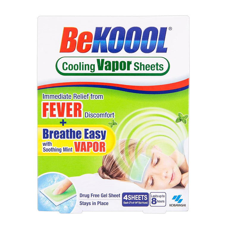 BeKOOOL BeKOOOL Cooling Vapor Sheets Kids Fever Relief Health Care White Smoke