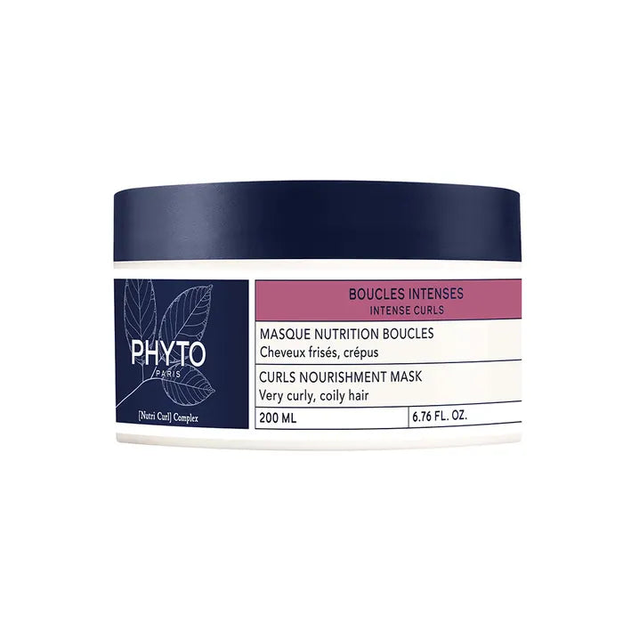 Phyto Phyto Paris Intense Curls Curls Nutrition Masks Curly and Frizzy Hair 200ml Hair Treatment White Smoke