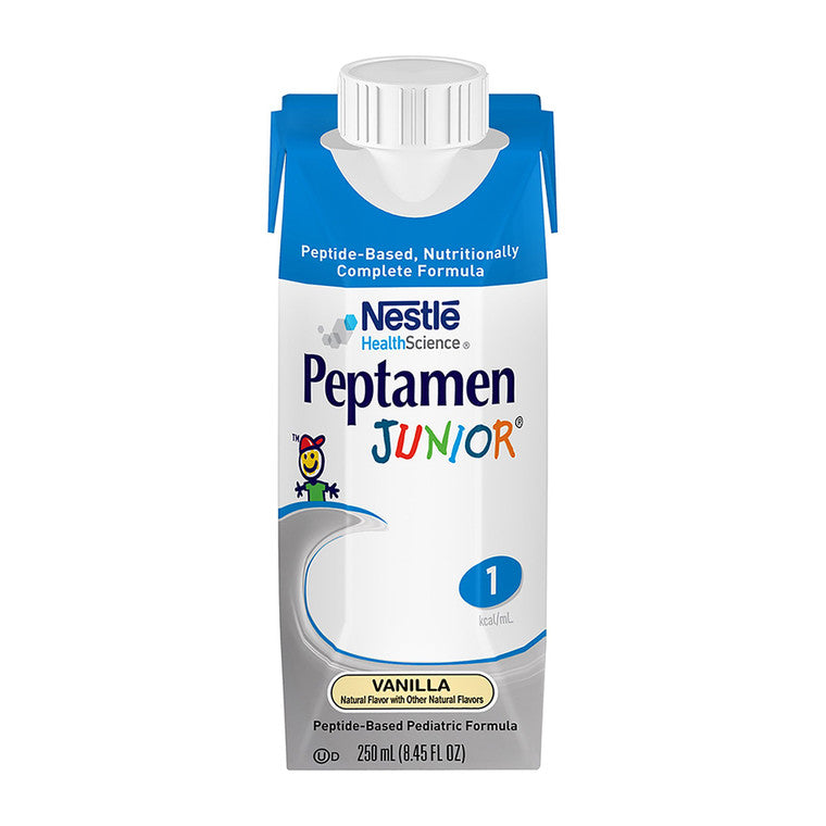 Nestle Nutrition Drink Nestle Nutrition Drink Peptamen Junior Complete For Children Vanilla Liquid - 24 X 8 Oz Fitness & Nutrition White Smoke