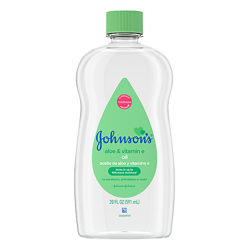 Johnson's Johnson's Baby Oil Aloe Vera And Vitamin E - 20.0 Oz Body Oil Lavender
