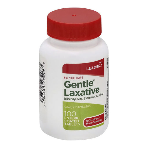 Leader Leader Gentle Laxative, 5 Mg, Enteric Coated Tablets Health & Beauty Light Gray