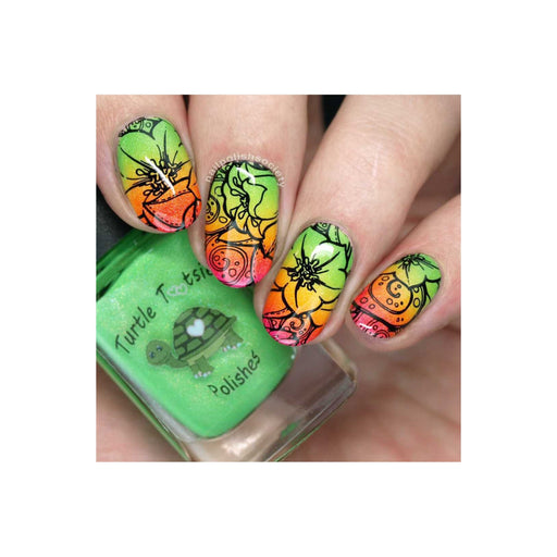 UberChic Beauty Collection 18 Stamping Plate Slate Gray