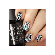 UberChic Beauty Unicorn Love Stamping Plate Rosy Brown