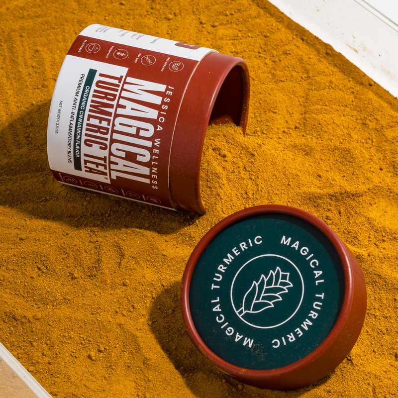 Jessica Wellness Shop Magical Turmeric Tea Cinnamon Dark Goldenrod