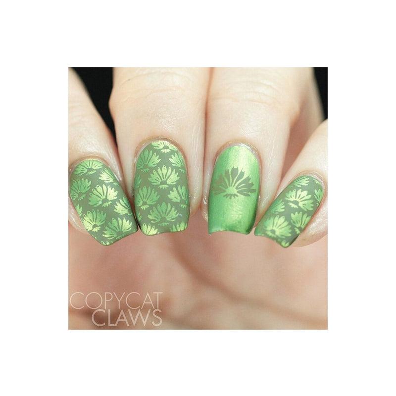 UberChic Beauty Art Deco Flair Stamping Plate Tan