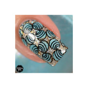 UberChic Beauty Collection 27 Stamping Plate Light Slate Gray