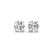 Bids.com 4 cttw Certified IGI Lab Grown Round Diamond Stud Earrings 14k White Gold (G/VS2) Earrings White Smoke White Gold