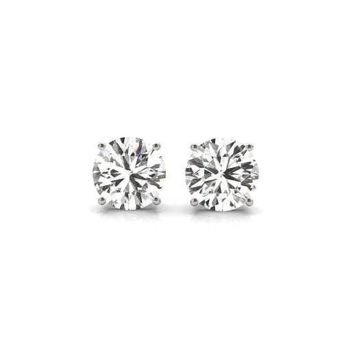 Bids.com 4 cttw Certified IGI Lab Grown Round Diamond Stud Earrings 14k White Gold (G/VS2) Earrings White Smoke White Gold