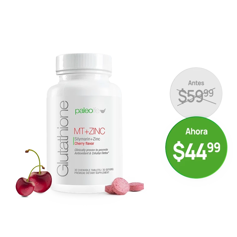 Paleolife Glutathione  MT + Zinc LIPOSOMAL GLUTATION Black 1 Pack