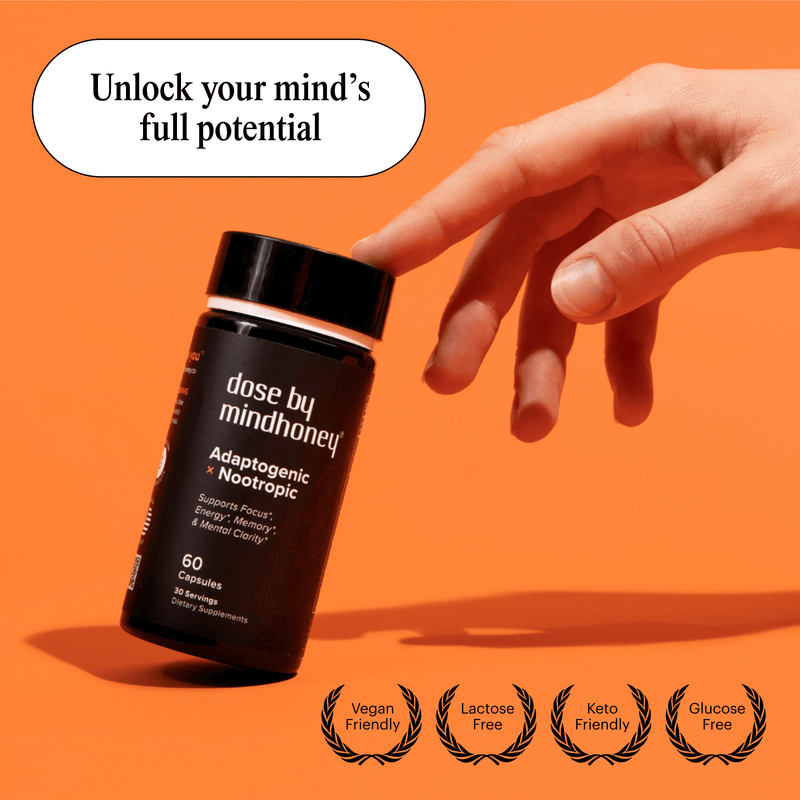 Mindhoney® Dose by Mindhoney® Supplements Coral 1 Month Serving,2 Month Serving,3 Month Serving,6 Month Serving