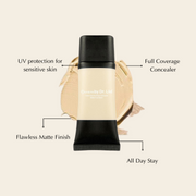 EpiLynx Luminous Foundation & Concealer Duo – Hydrating, Mineral SPF, All-Day Wear Antique White 110,120,140,150,160,200,220,300,310,320,330