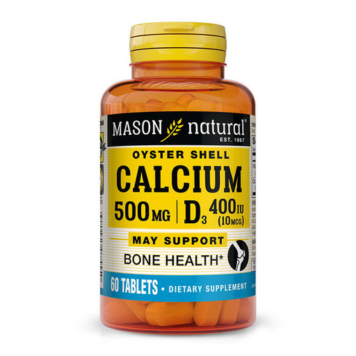 Mason Vitamins Mason Natural Bone Health Oyster Shell Calcium  60 Tablets Vitamins & Supplements White Smoke