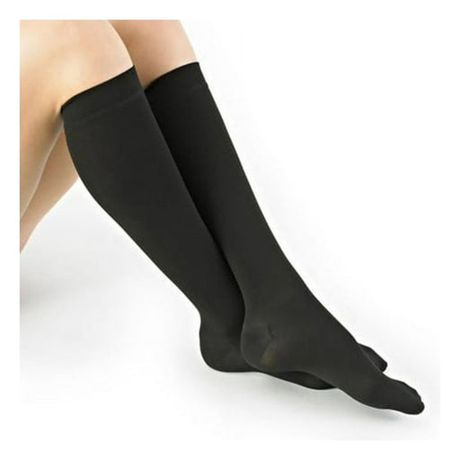 Loving Comfort Stockings Loving Comfort  Microfiber Knee High 10-20 Closed Toe Women Black, Small, 1 Pr Tortillas & Wraps White Smoke