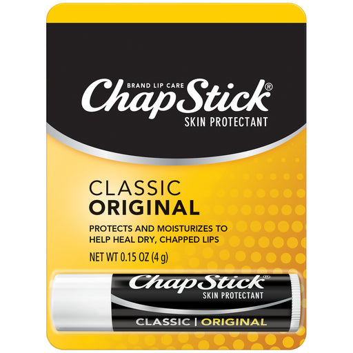 ChapStick ChapStick Classic Skin Protectant Lip Balm Tube, 0.15 Ounce Lip Balms & Treatments Black