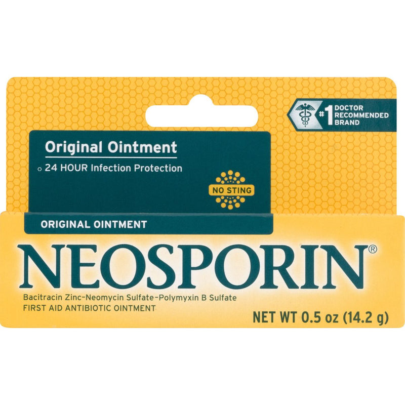 Neosporin Neosporin Triple Antibiotic, Original, Ointment 0.5 Oz First Aid Dark Slate Gray