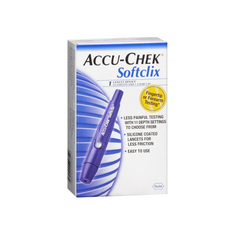 Accu-Chek Accu-Chek Softclix Lancet Device 957 Lancing Devices White Smoke
