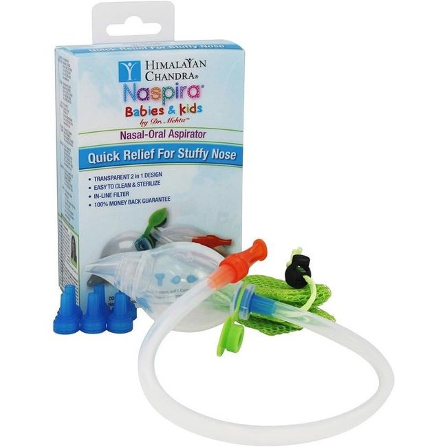 Himalayan Chandra Himalayan Chandra Naspira, Nasal-oral Aspirator - Babies & Kids Nasal Aspirators White Smoke