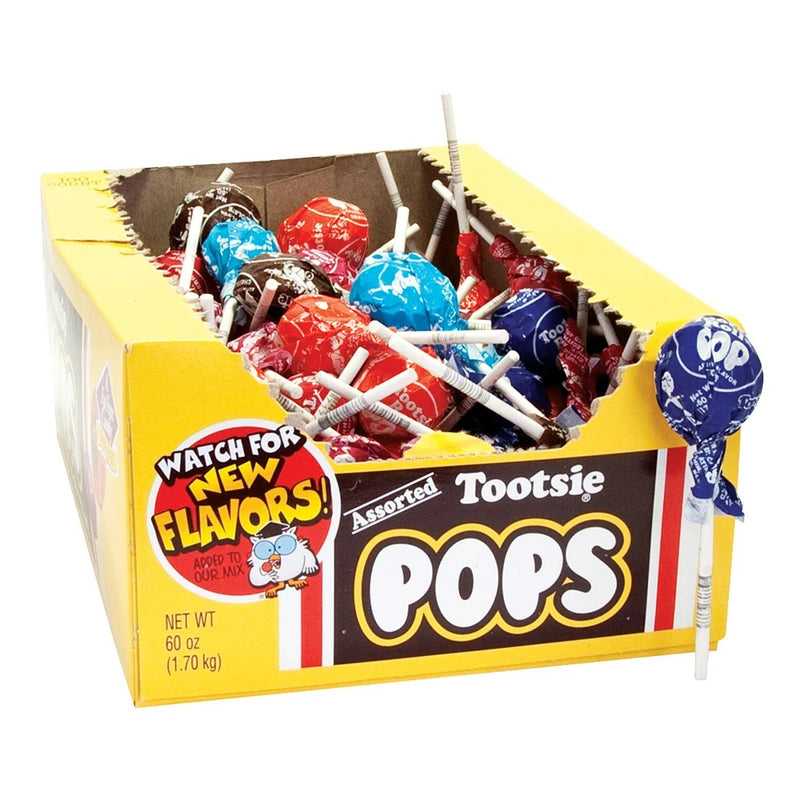 Tootsie Tootsie Roll Industries Pops Assorted Flavors - 1 Pop Candy & Chocolate White Smoke
