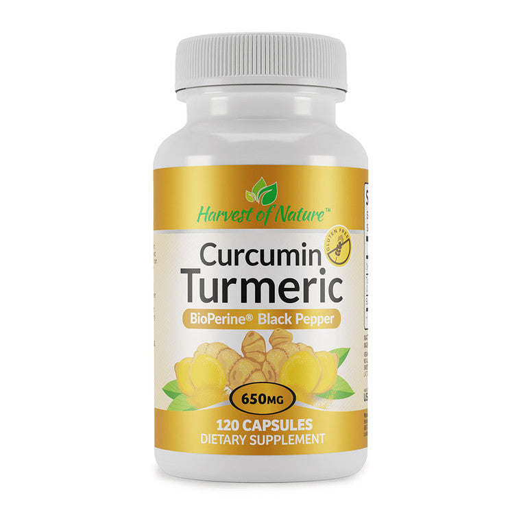 Harvest of Nature Harvest of Nature® Curcumin Turmeric – 650 MG – Capsules Health & Beauty Gray