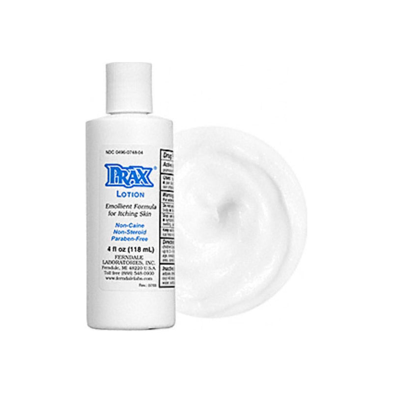 Prax Prax® Itch Relief Lotion – Soothing Topical Analgesic (4 Oz) Lotion & Moisturizer White Smoke
