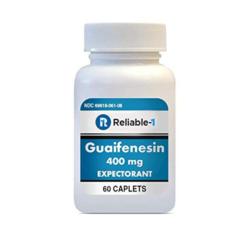 Reliable 1 Guaifenesin Expctrn Tabs  400 Mg  60 Ct Vitamins & Supplements Light Gray