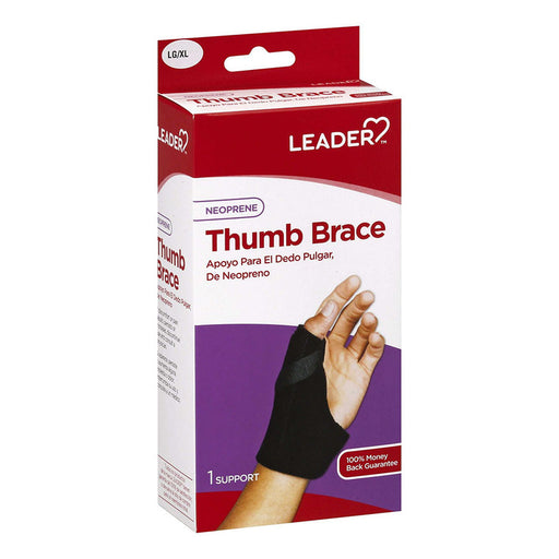 Leader Leader Thumb Spica Support Black Large/Xlarge Plumbing Fittings & Supports White Smoke