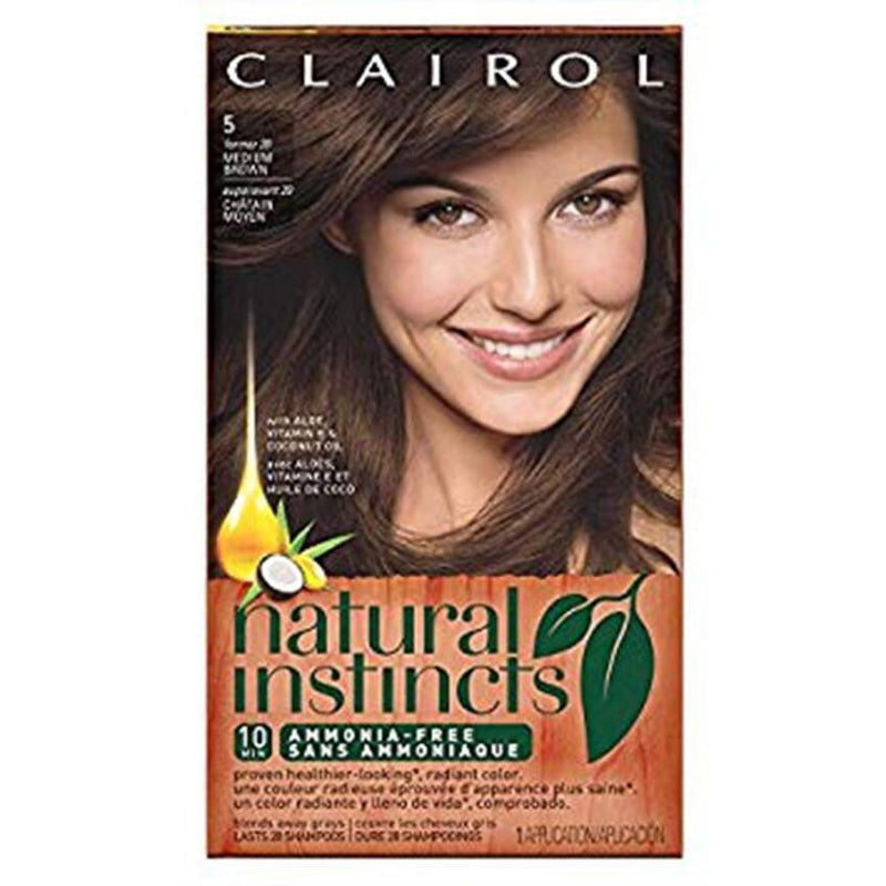 Natural Instincts Natural Instincts Non Permanent Color, Hazelnut Medium Brown 5 Hair Color Dark Slate Gray