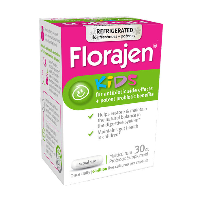 Florajen Florajen 4 Kids Probiotic Dietary Supplement Capsules Vitamins & Supplements White Smoke