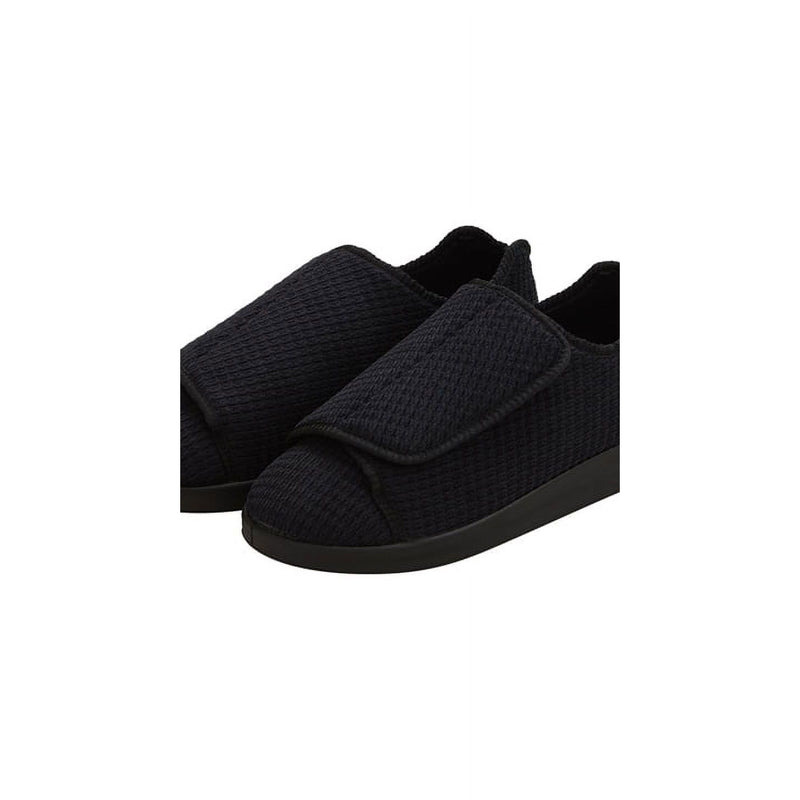 Silverts Silverts Men’s Double-Extra Wide Slip-Resistant Slippers For Seniors 14 Black Shoes Black