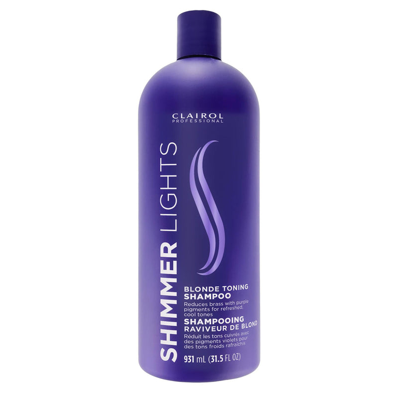 Clairol Clairol Professional Shimmer Lights Shampoo Blonde & Silver 31.5 Fl. Oz Shampoo White Smoke