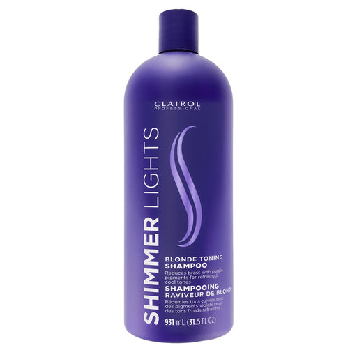 Clairol Clairol Professional Shimmer Lights Shampoo Blonde & Silver 31.5 Fl. Oz Shampoo White Smoke