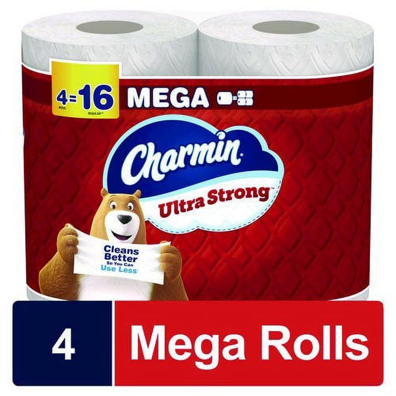 Charmin Charmin Bathroom Tissue, 2 Ply, Mega Toilet Paper Dark Red