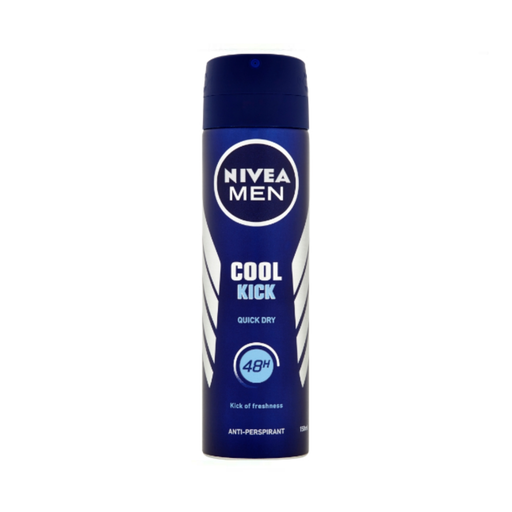 Nivea Nivea Men Cool Kick, Antiperspirant V Spreji 150 Ml Deodorant Black
