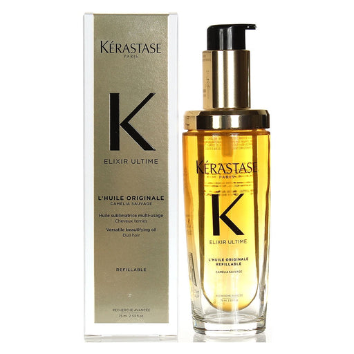 Kerastase Kerastase Elixir Ultime – L’huile Originale Recargable Kérastase 75ml Hair Care White Smoke