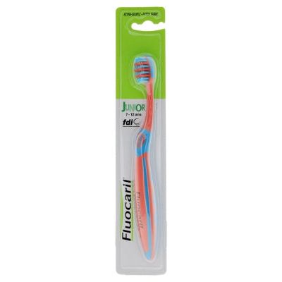 Fluocaril Fluocaril Junior Toothbrush 7-12 Years Extra-Flexible Toothbrushes Gray