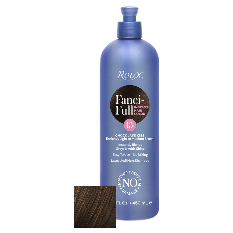 Roux Roux Fanci Full Temporary Hair Color Rinse Chocolate Kiss 15.2oz Hair Color White Smoke