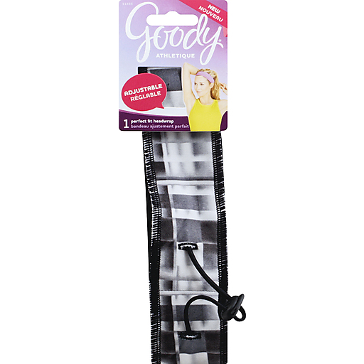Goody Goody Athletique 3 Piece Perfect Fit Toggle Headwrap Health & Beauty White Smoke
