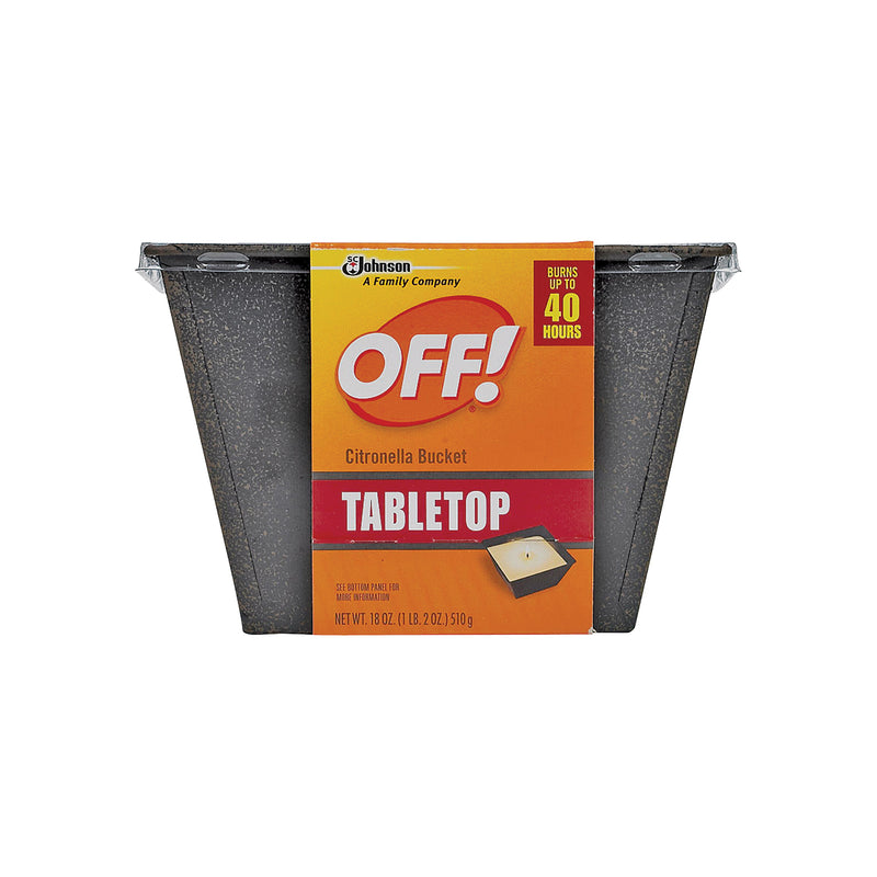Off Off Candle, Tabletop, Citronella Scented, Backyard 18 Oz Candles White Smoke