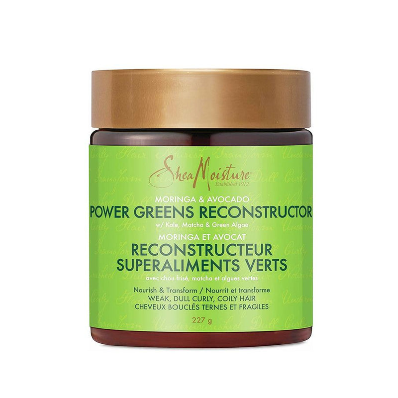 SheaMoisture SheaMoisture Power Greens Reconstructor, Moringa & Avocado - 8 Oz Hair Care Yellow Green