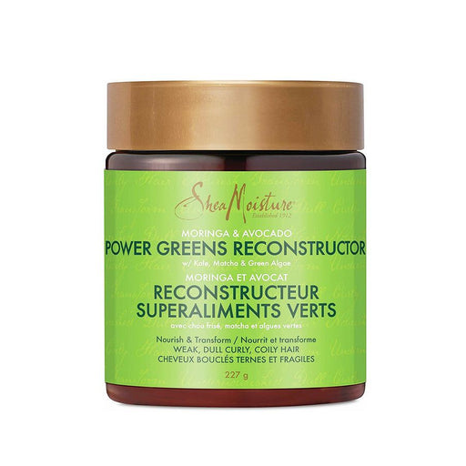 SheaMoisture SheaMoisture Power Greens Reconstructor, Moringa & Avocado - 8 Oz Hair Care Yellow Green