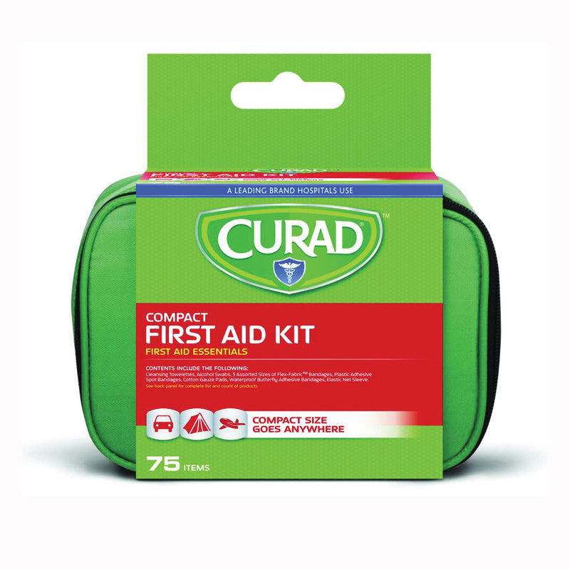 Curad Curad Compact First Aid Kit, 75 Pieces First Aid Kits White Smoke